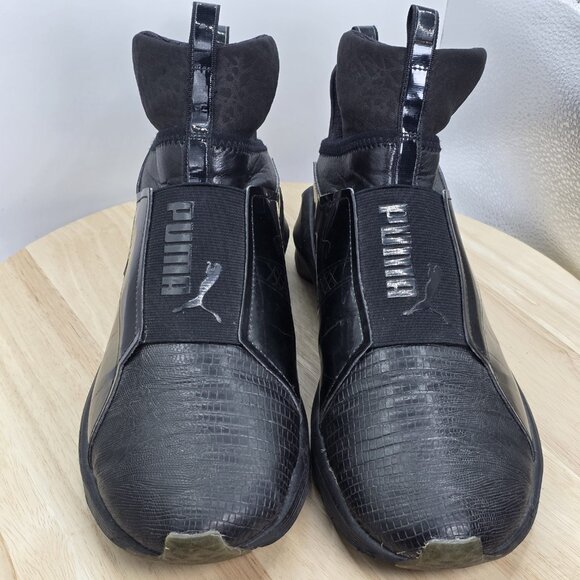 Puma Womens Fierce Metalic 189865 03 Black Running Shoes Sneakers Size 10 - Picture 4 of 10